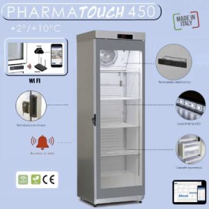 PHARMALAB TOUCH 450 REFRIGELTORE MEDICALE PER FARMACIE LABORATORI ANALISI RSA